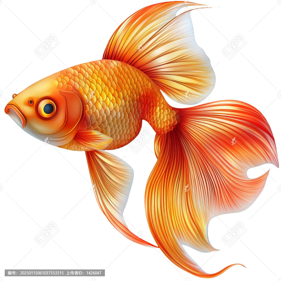 [免摳素材]金魚的精美