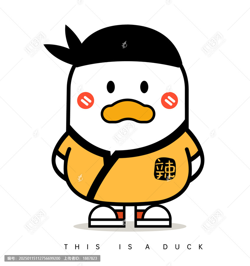 鴨子卡通形象創(chuàng)意設(shè)計(jì)