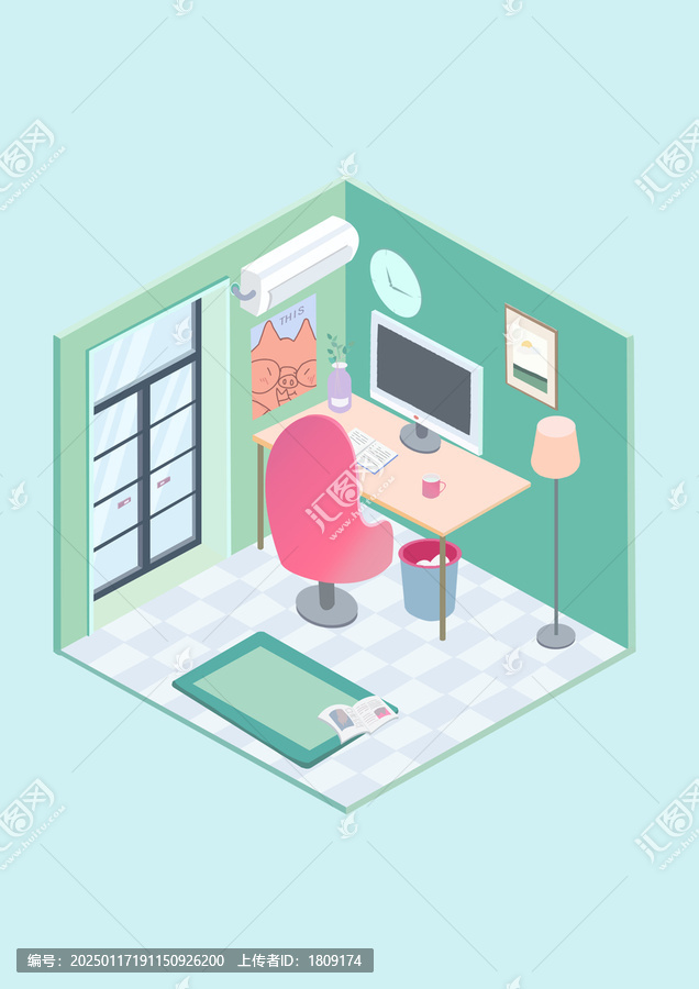 室內插畫