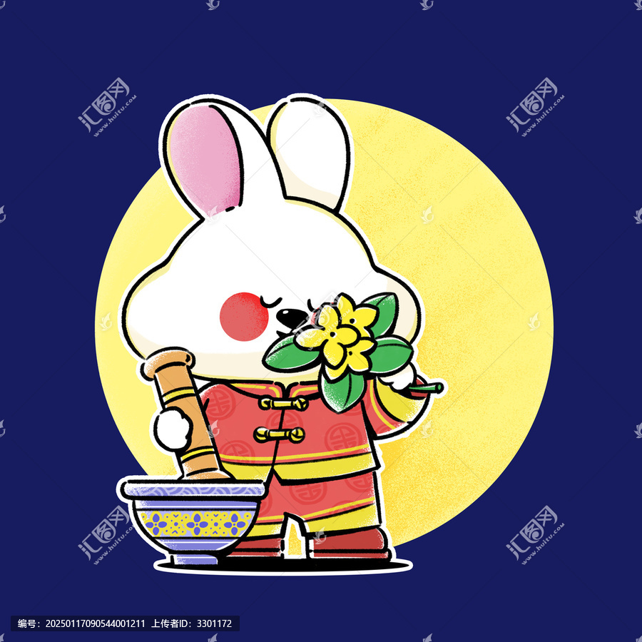 卯兔Q版十二生肖卡通形象