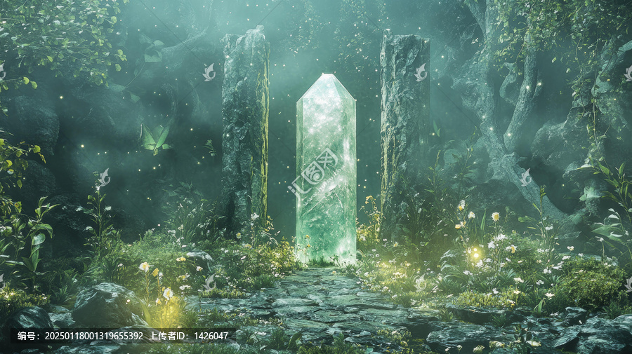 神秘森林水晶門