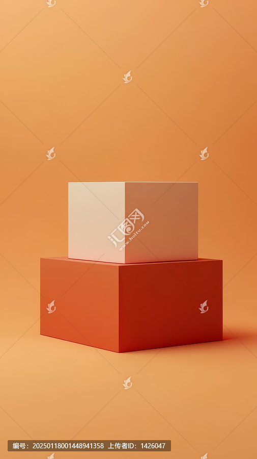 幾何抽象展示臺設計