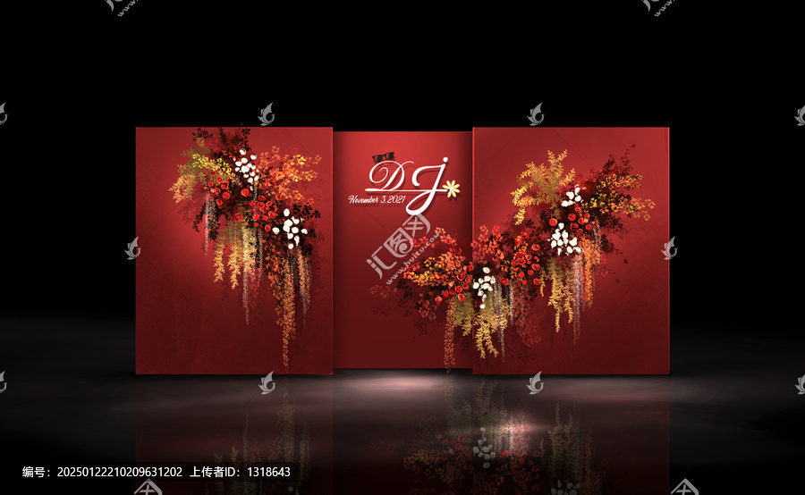 時(shí)尚紅色系婚禮