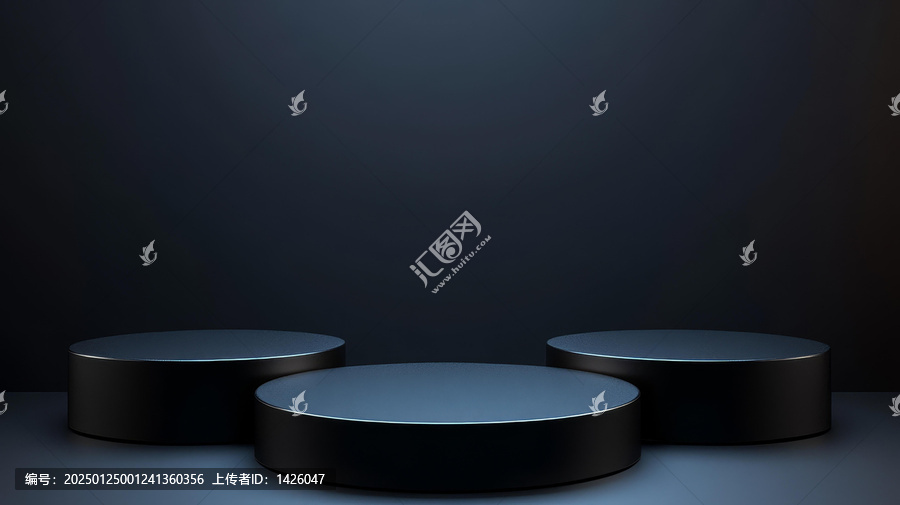 暗黑精致產品展示設計