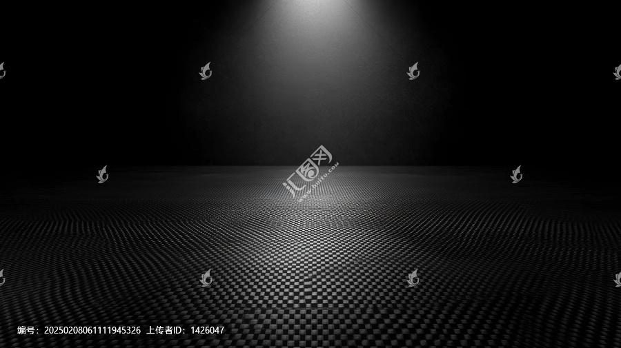抽象黑色碳纖維紋理背景圖