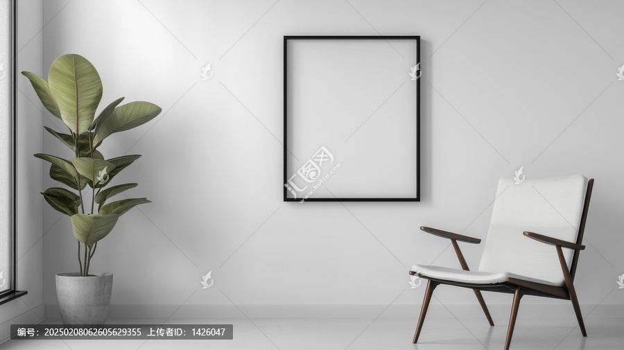現(xiàn)代簡(jiǎn)約室內(nèi)場(chǎng)景模擬圖