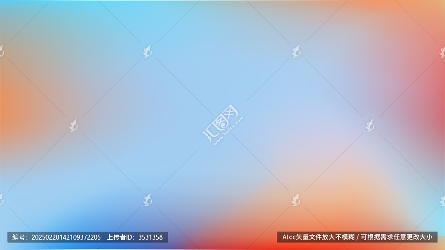 橙藍色漸變背景