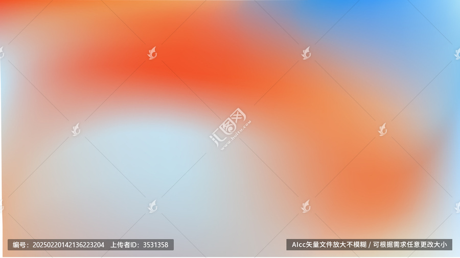 橙藍色漸變背景