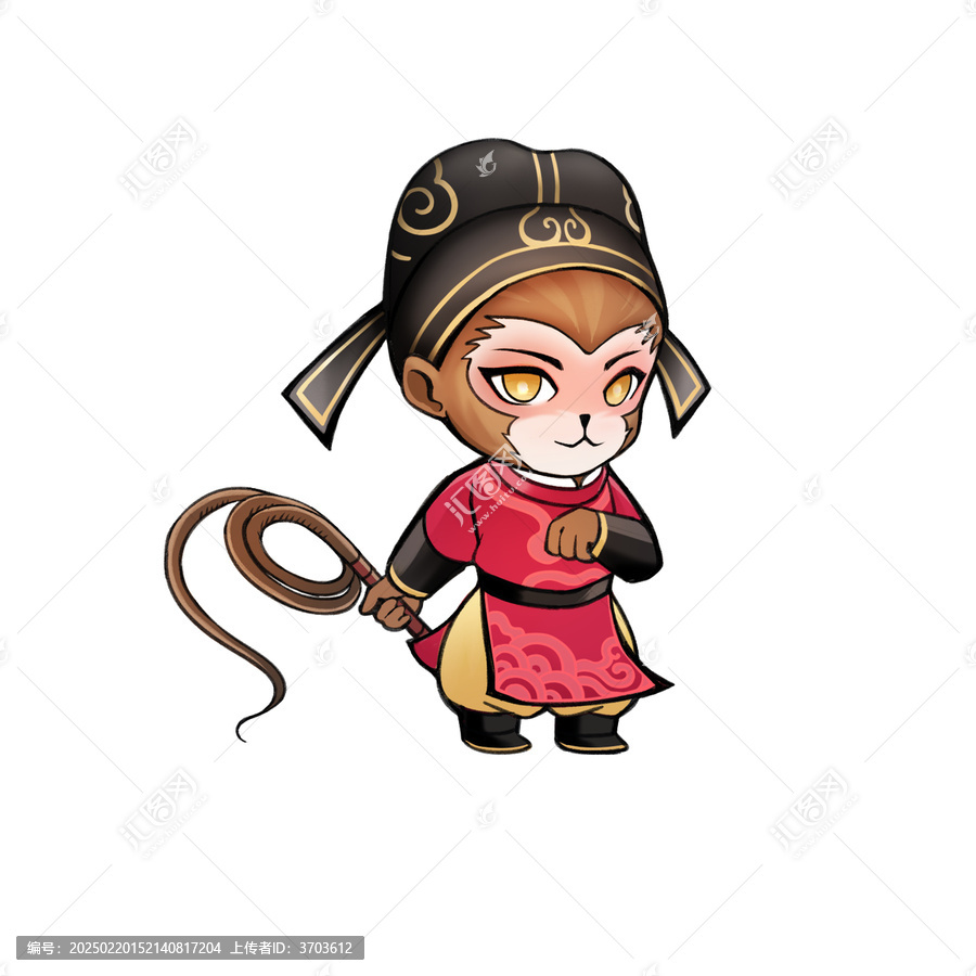 卡通猴子孫悟空國潮猴子