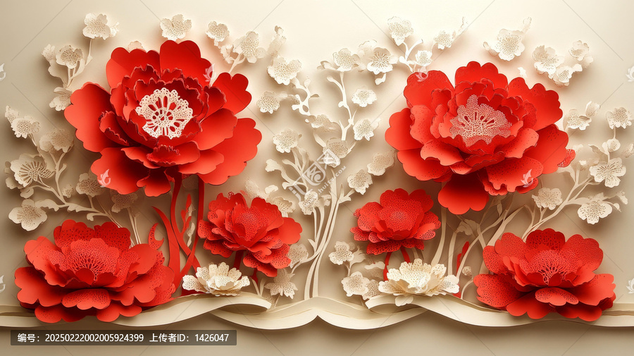 立體花卉藝術(shù)紙雕設(shè)計(jì)