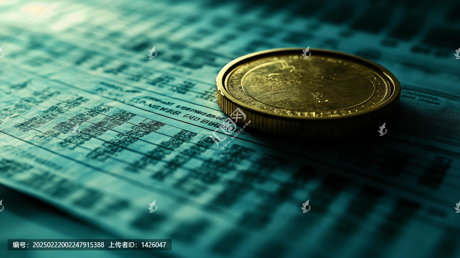 金融報(bào)告與金色硬幣