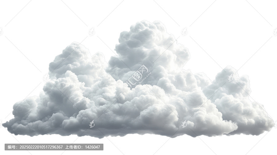 [免摳素材]天空中蓬松的積云