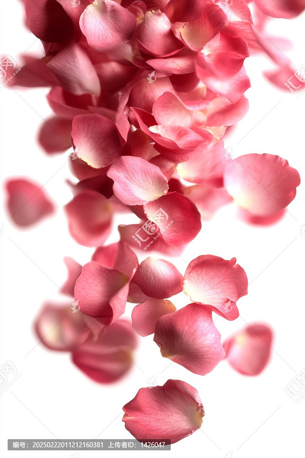 玫瑰花瓣飄落的美妙時(shí)刻