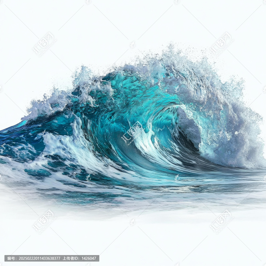 蔚藍(lán)大海的壯麗巨浪