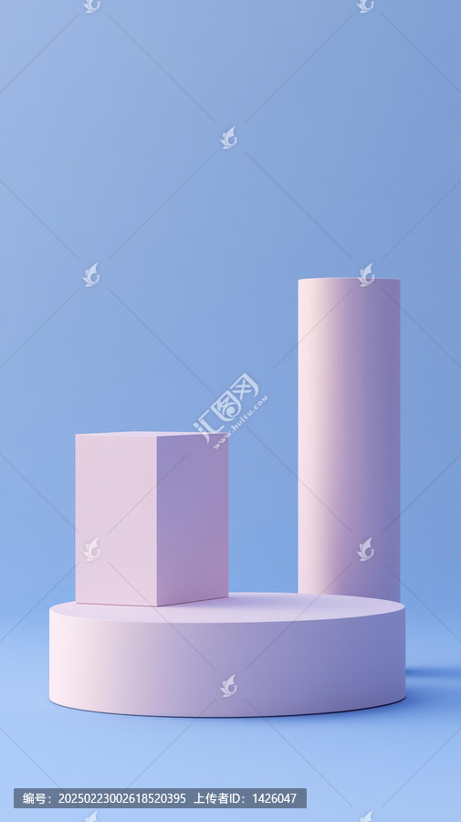 粉嫩幾何展示臺(tái)產(chǎn)品