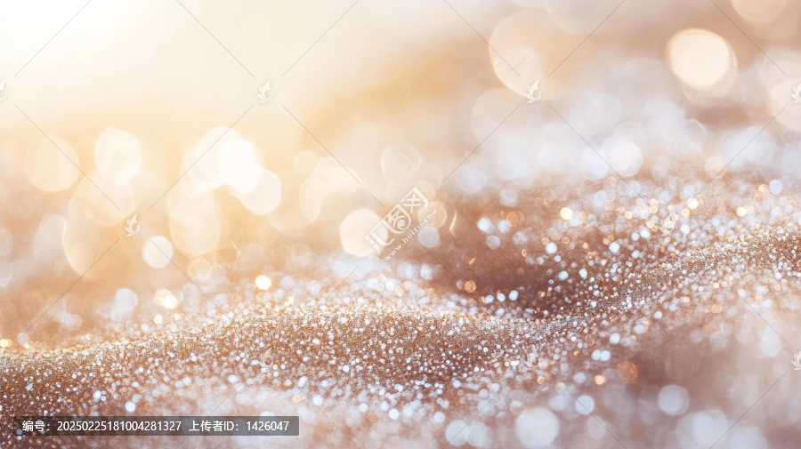 閃耀的金色閃光背景