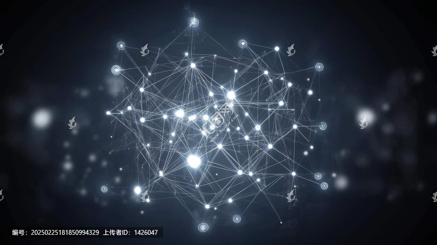 抽象網(wǎng)絡連接設計圖