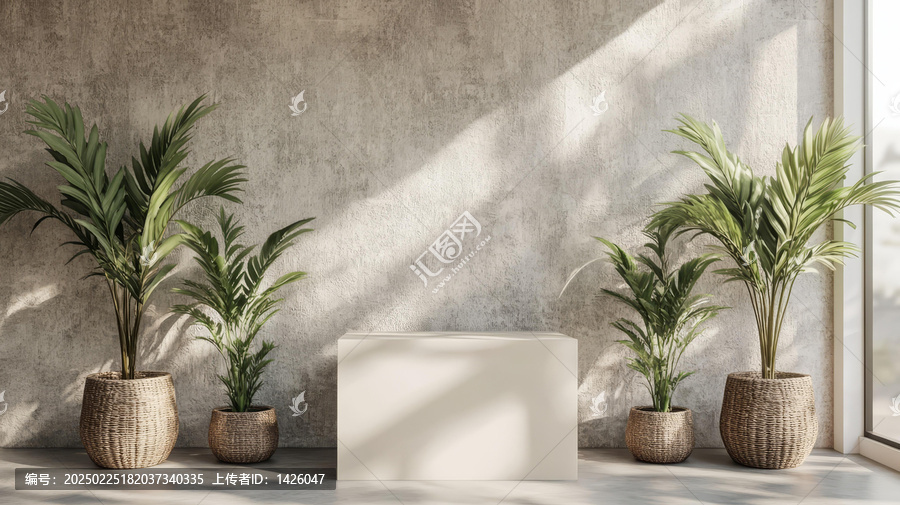 現(xiàn)代極簡植物展示室內(nèi)設計