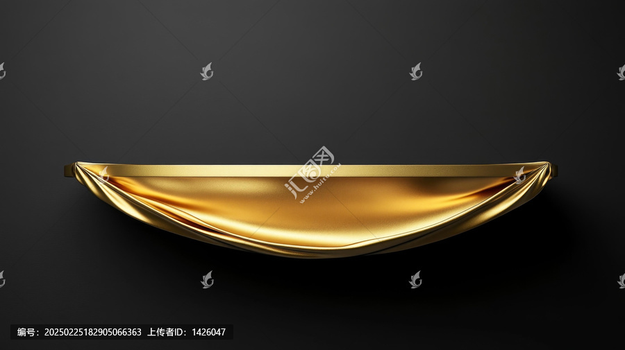 奢華金色織物展示架