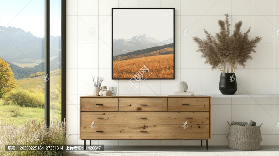 現(xiàn)代鄉(xiāng)村風(fēng)格客廳山景裝飾