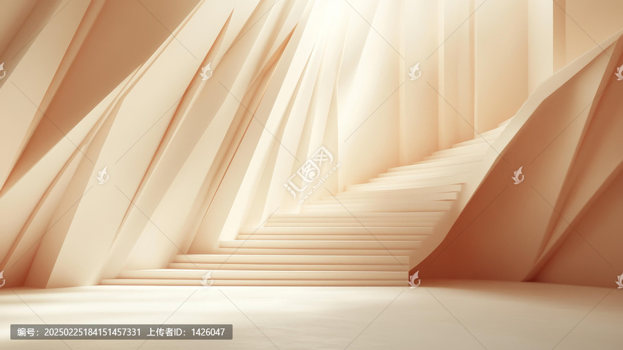 抽象建筑室內(nèi)設(shè)計圖