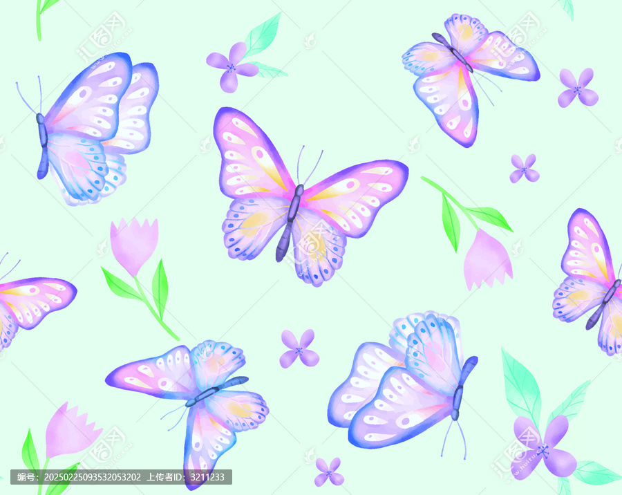 女裝蝴蝶亂花