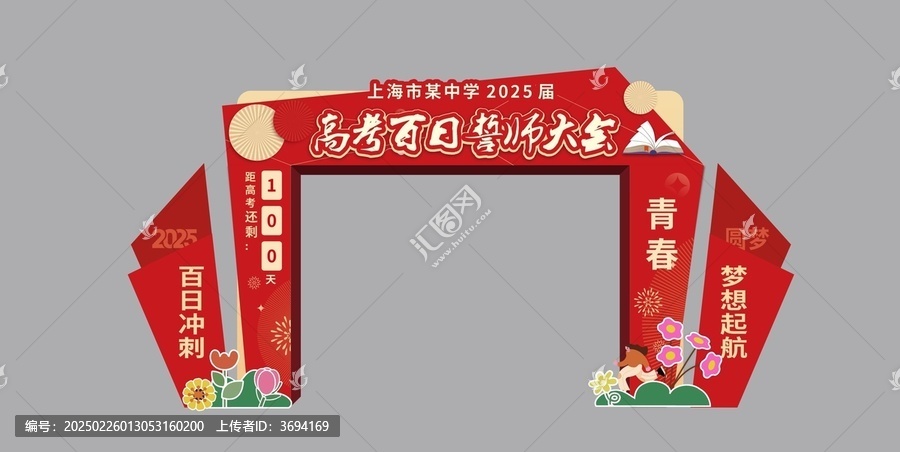高考沖刺百日誓師大會