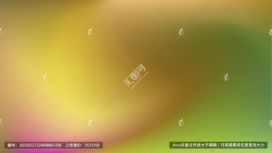 黃綠色漸變色彩背景