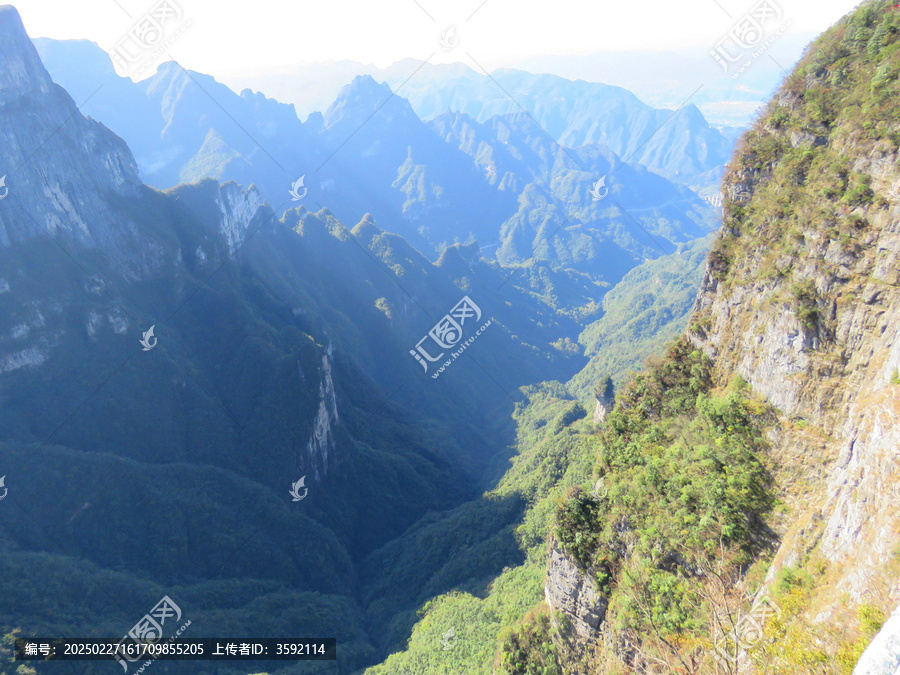 中國(guó)湖南張家界天門(mén)山旅游風(fēng)光
