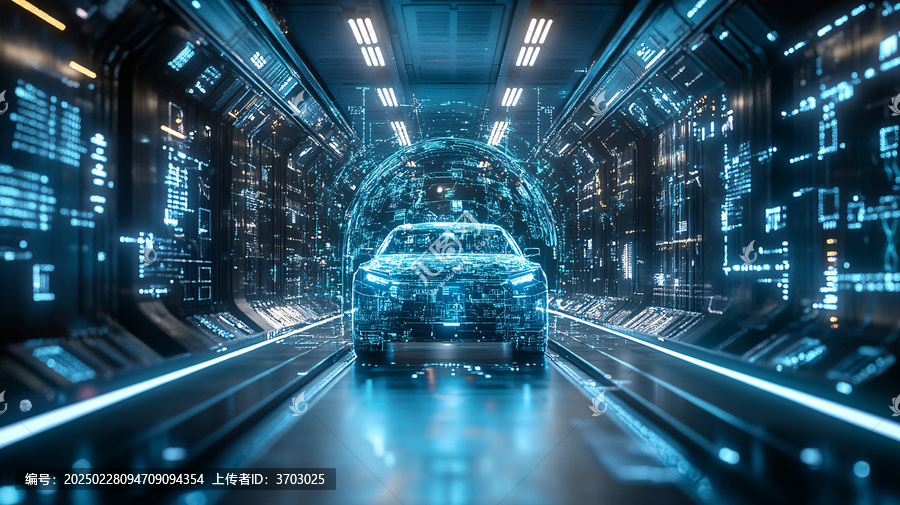 汽車科技背景