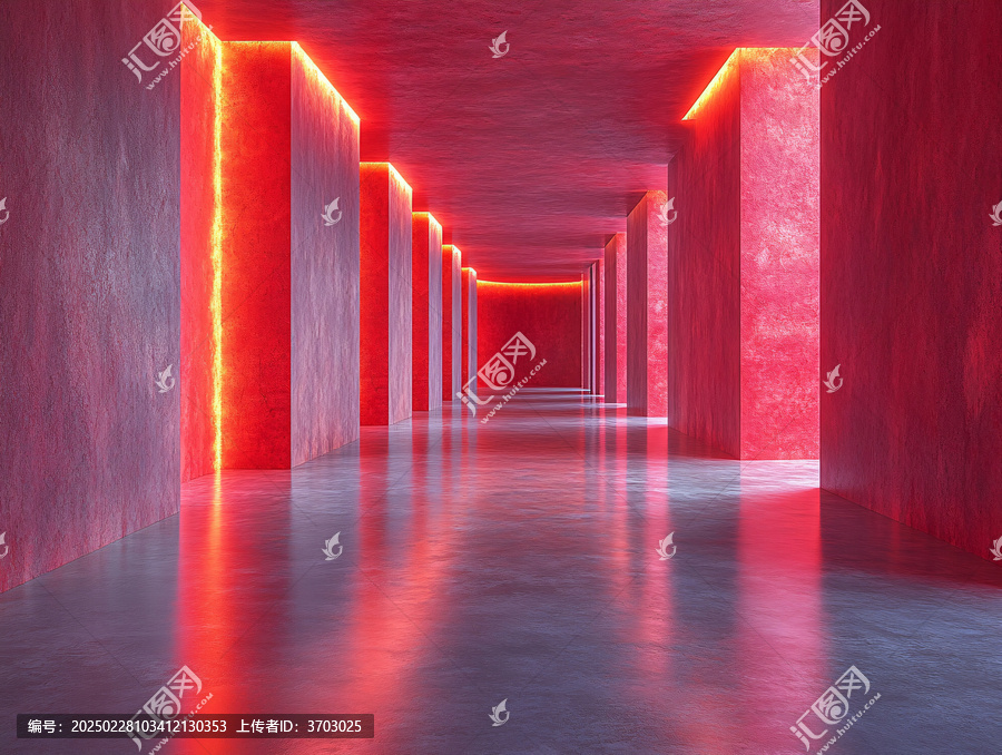 紅色走廊