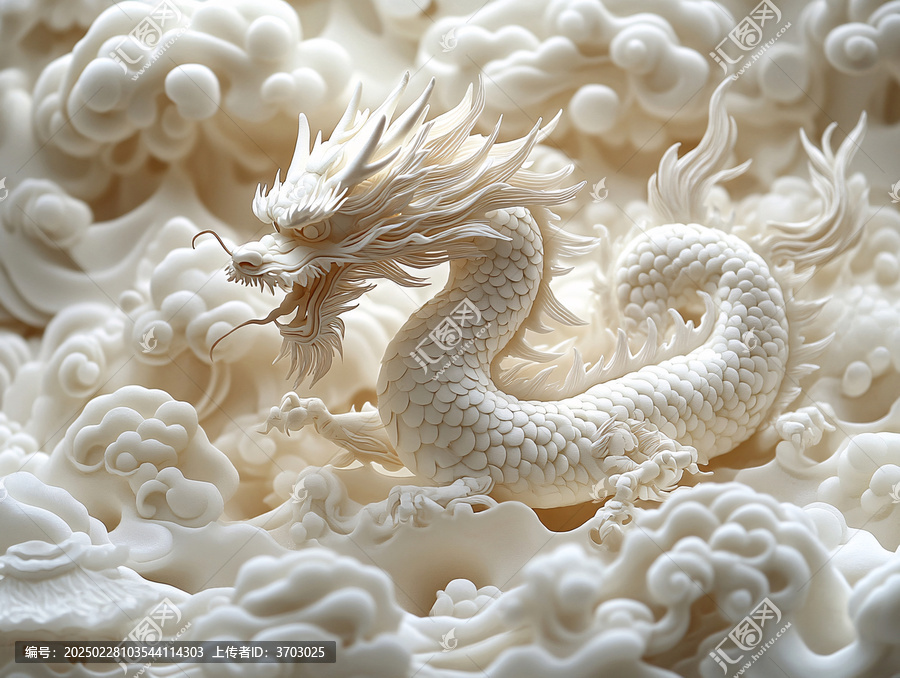 龍立體圖案