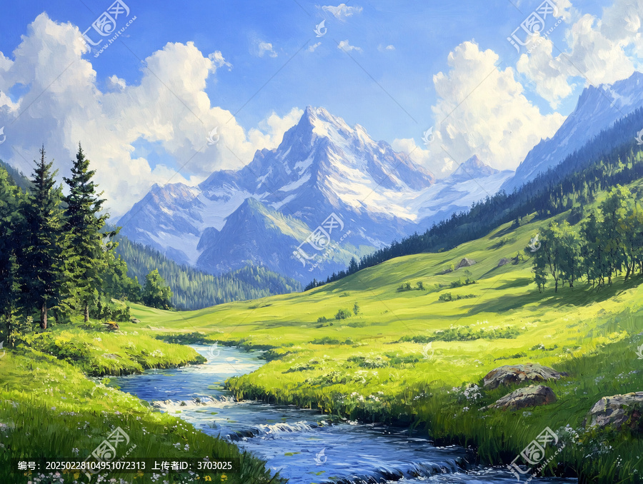 寬屏風(fēng)景畫