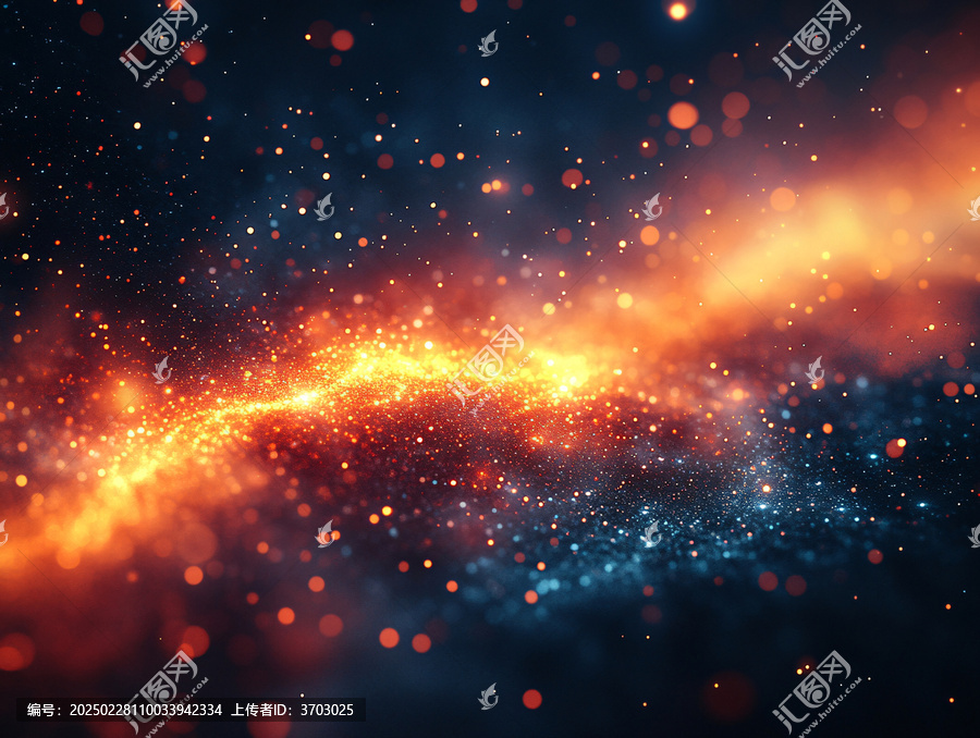 夢(mèng)幻星光背景