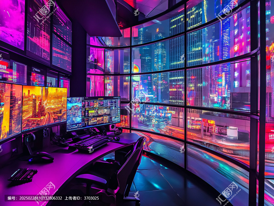 電視臺控制室