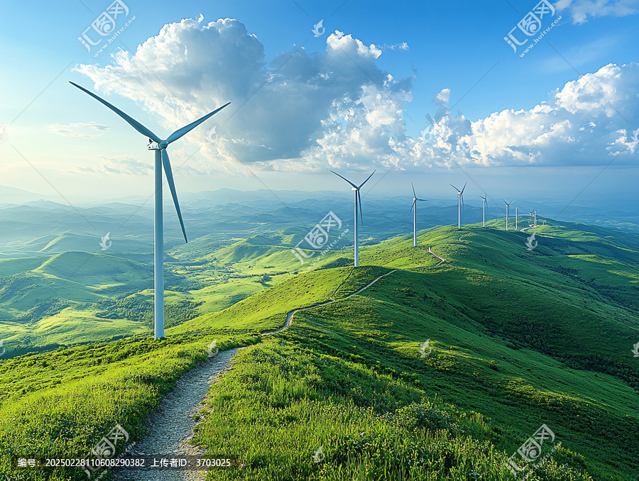 綠色群山風(fēng)力發(fā)電