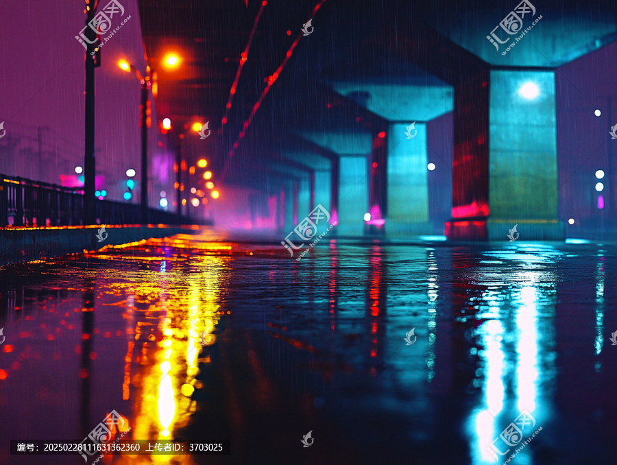 雨夜天橋