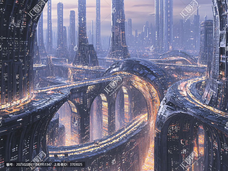 幻想城市風(fēng)景