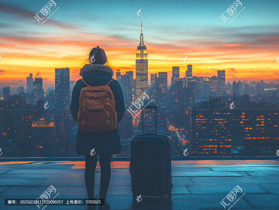 獨(dú)自旅行拉桿箱