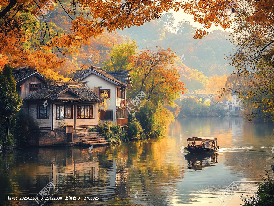 茅家埠秋景