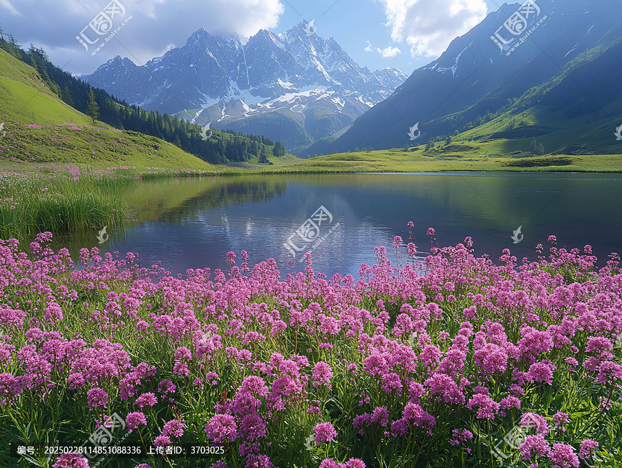 高山草甸湖泊