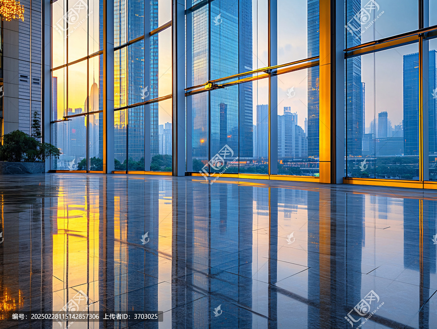 現代建筑落地窗