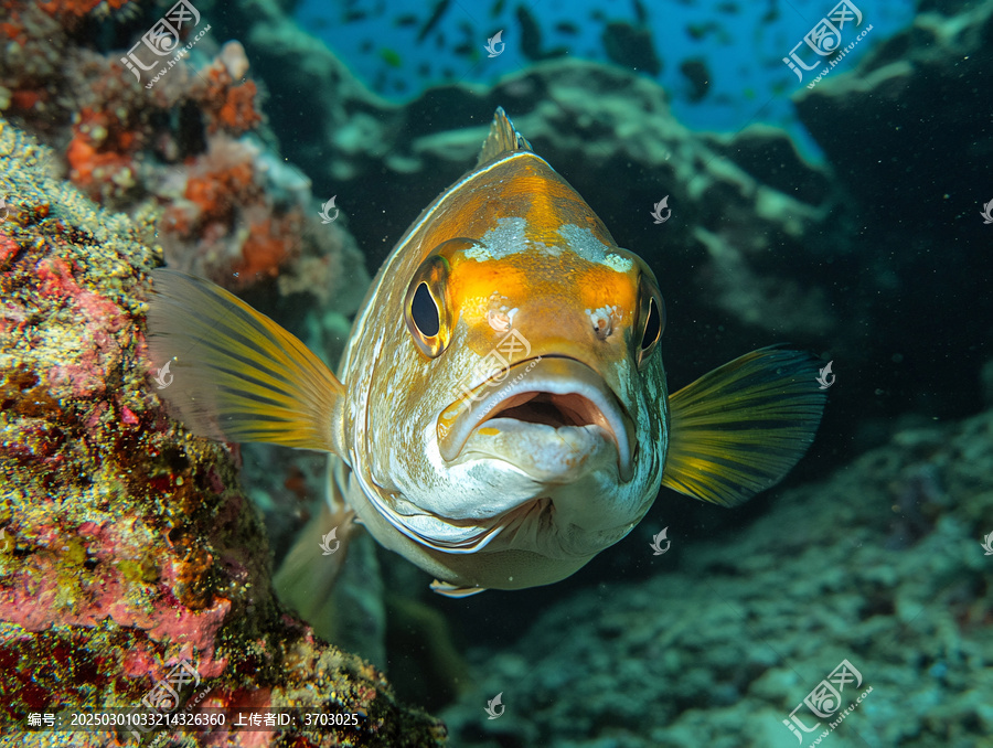 黃色魚肖像