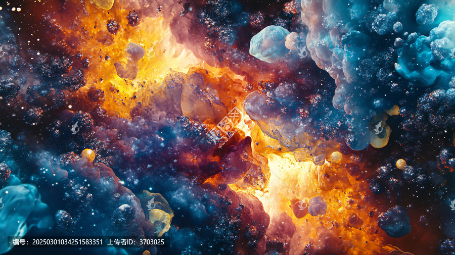 海洋流體畫宇宙