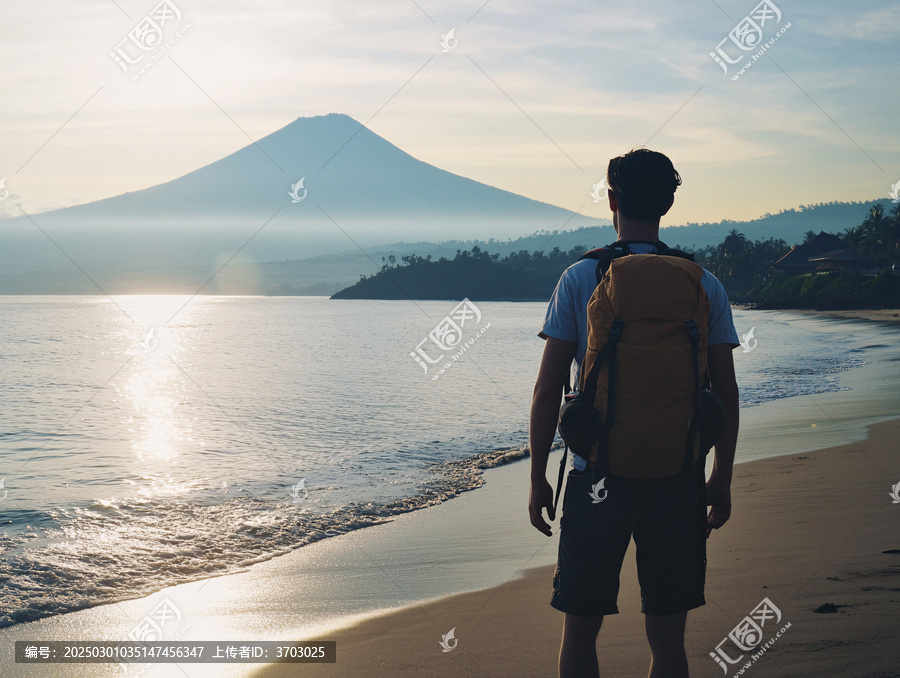 游客黃昏