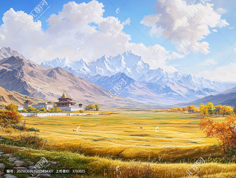 高原風(fēng)景畫(huà)