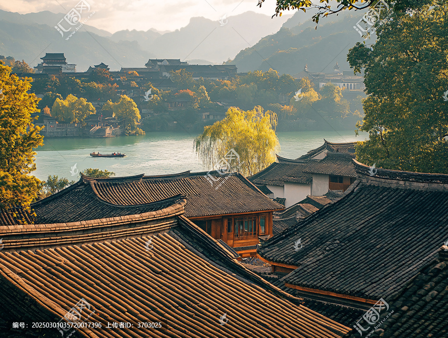湖景