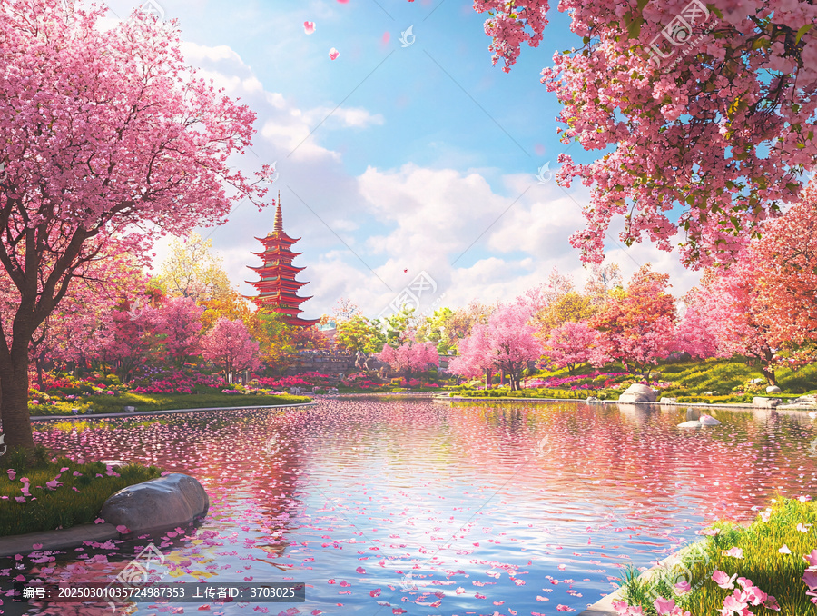 櫻花造景