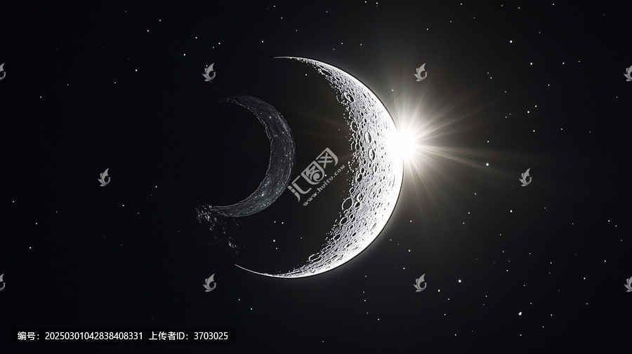 月球星球光