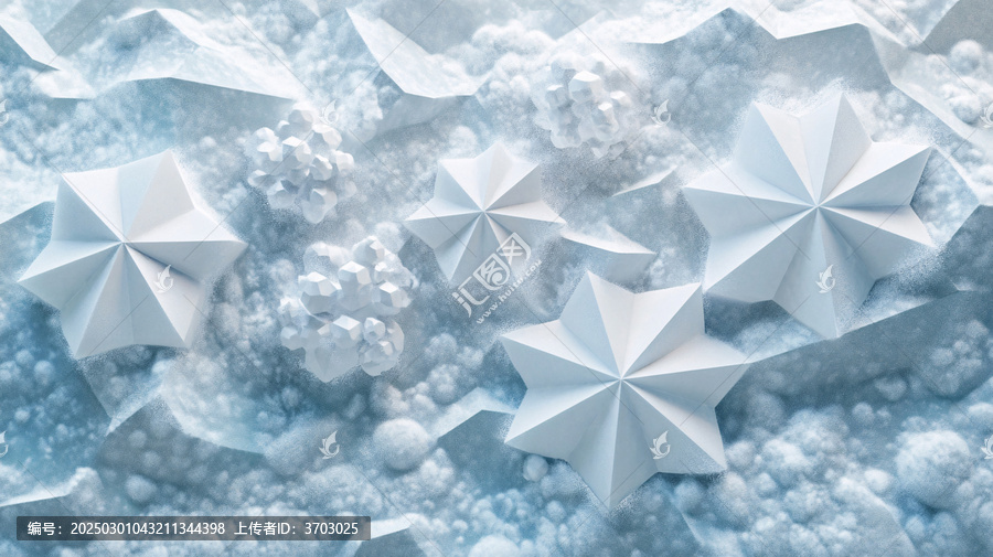 幾何形狀冰雪節(jié)飾